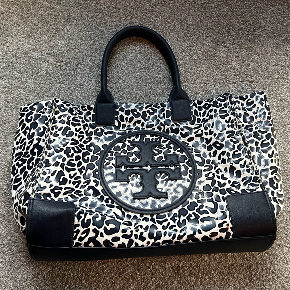 Large Tory Burch Ella Tote - rare print